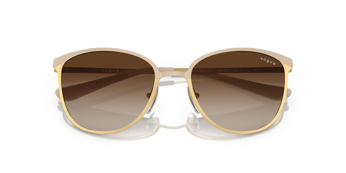 Vogue 0VO4002S 996S13 55 Top Matte Beige/Brushed Gold/ Brown Gradient 55 / Plastic / Metal