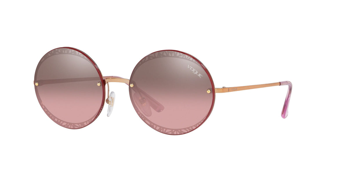 VO 4118S Vogue  Rose Gold / Pink Mirror Silver Gradient 56 56 / Polyamide / Metal / Metal