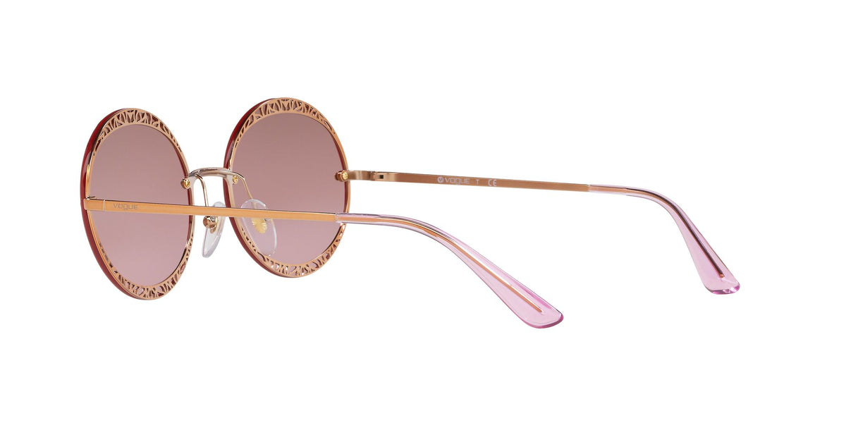 VO 4118S Vogue  Rose Gold / Pink Mirror Silver Gradient 56 56 / Polyamide / Metal / Metal