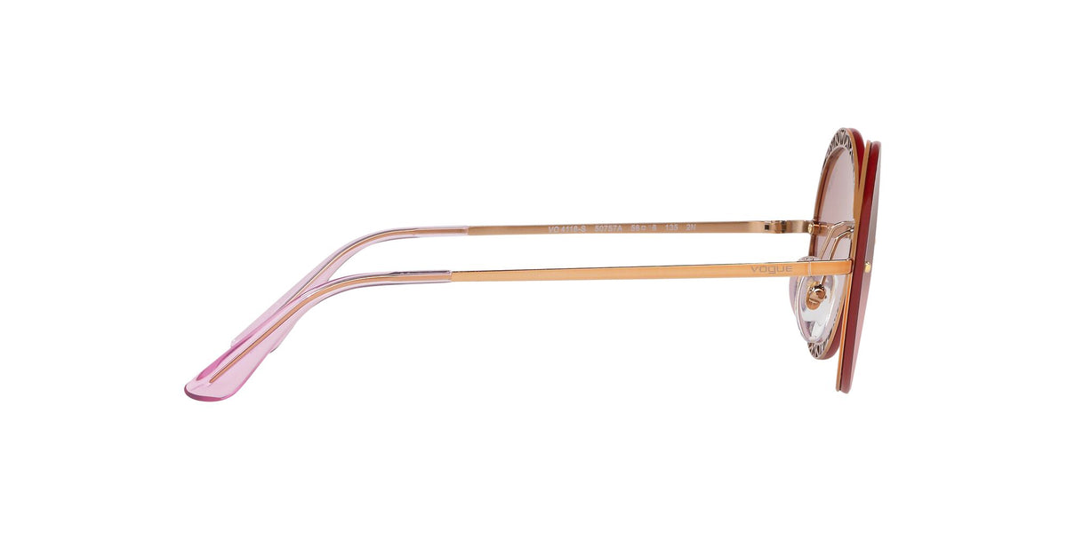 VO 4118S Vogue  Rose Gold / Pink Mirror Silver Gradient 56 56 / Polyamide / Metal / Metal