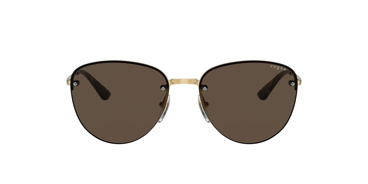 Vogue VO 4156S Gold / Dark Brown 55 / Plastic / Metal