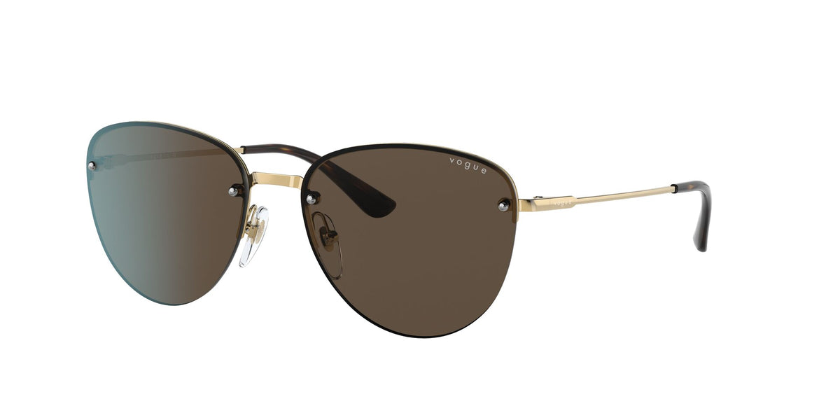 Vogue VO 4156S Gold / Dark Brown 55 / Plastic / Metal