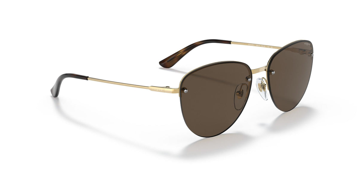 Vogue VO 4156S Gold / Dark Brown 55 / Plastic / Metal