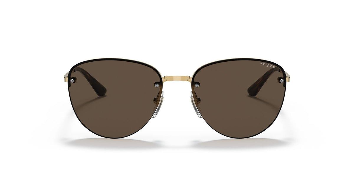 Vogue VO 4156S Gold / Dark Brown 55 / Plastic / Metal