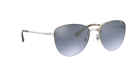 VO 4156S Vogue  Silver / Blue Mirror Silver Gradient 55 55 / Polyamide / Metal / Metal