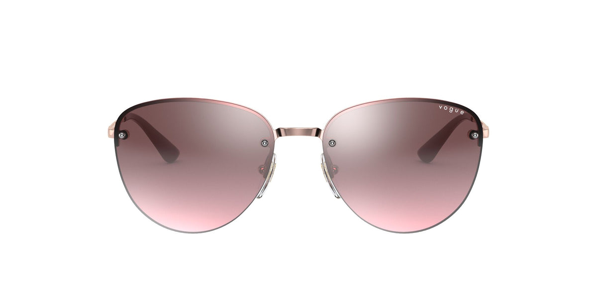 Vogue VO 4156S Rose Gold / Pink Mirror Silver Gradient 55 / Plastic / Metal