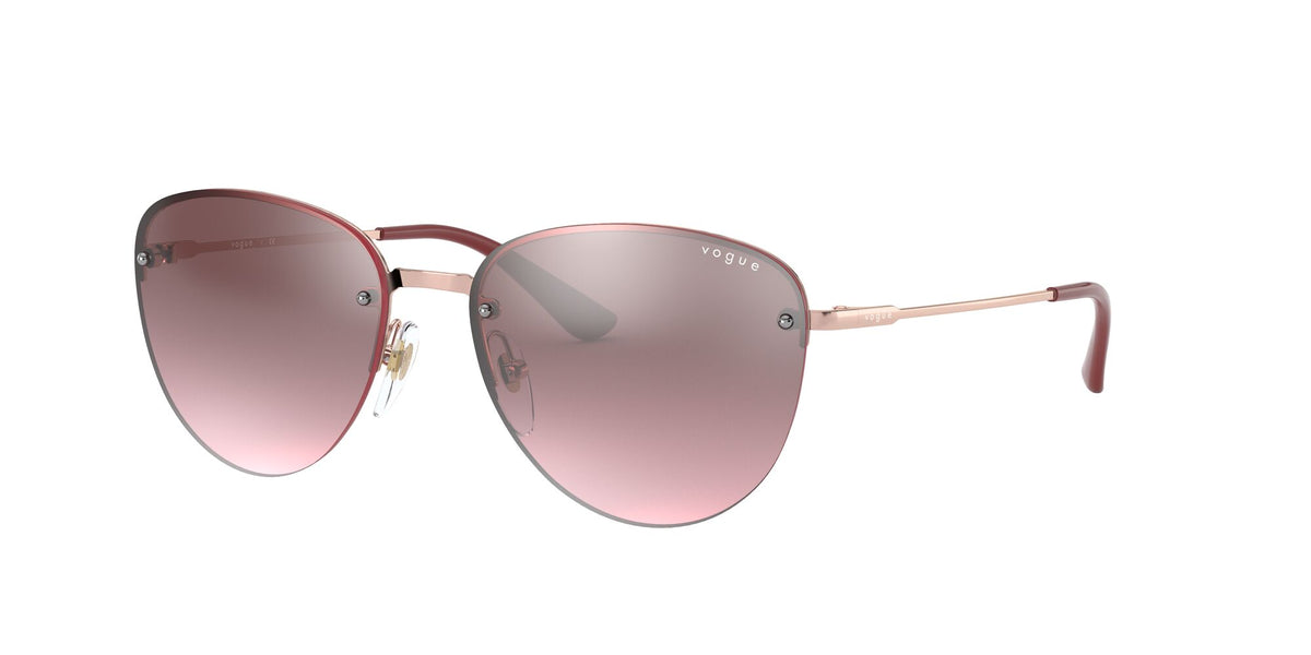 Vogue VO 4156S Rose Gold / Pink Mirror Silver Gradient 55 / Plastic / Metal