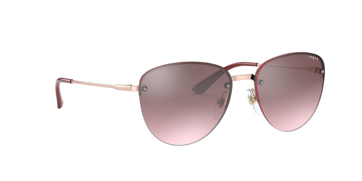 Vogue VO 4156S Rose Gold / Pink Mirror Silver Gradient 55 / Plastic / Metal