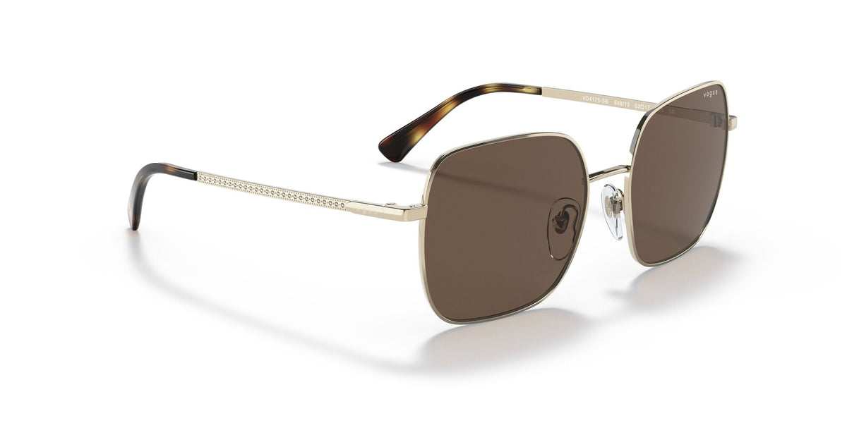Vogue VO 4175SB Pale Gold / Dark Brown 53 / Plastic / Metal