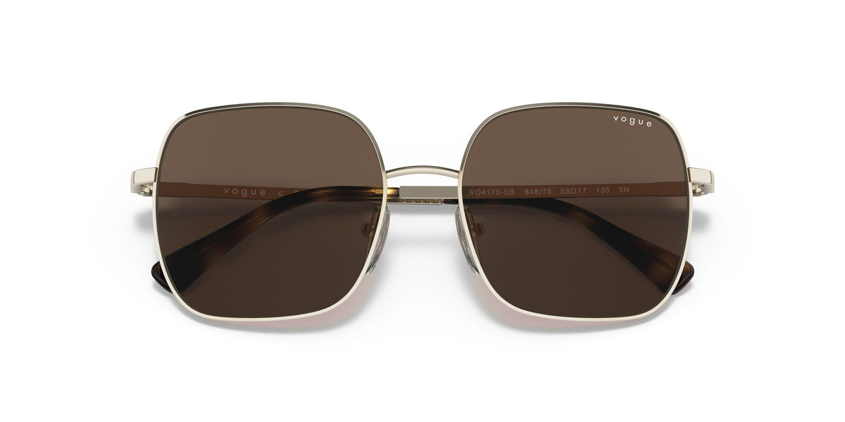 Vogue VO 4175SB Pale Gold / Dark Brown 53 / Plastic / Metal