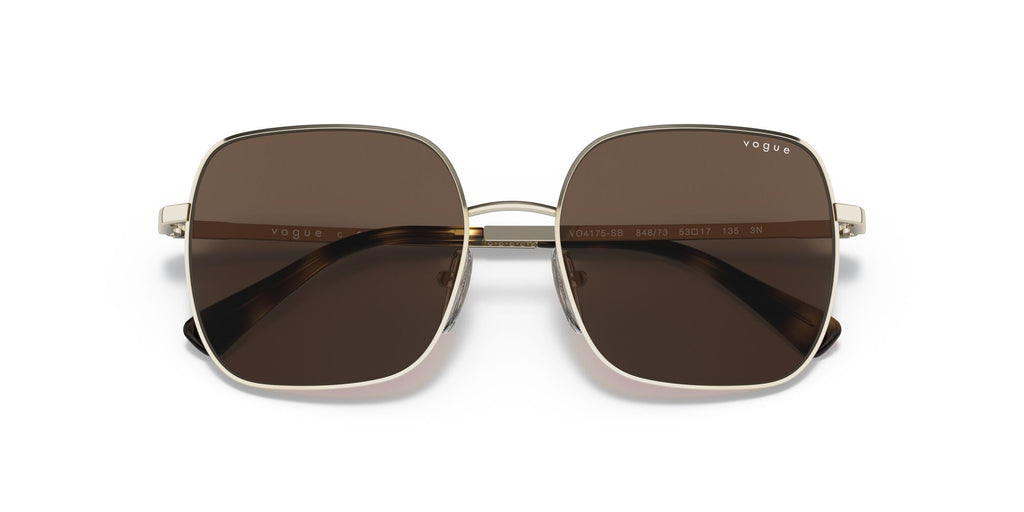 Vogue VO 4175SB Pale Gold / Dark Brown 53 / Plastic / Metal