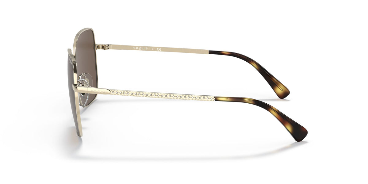 Vogue VO 4175SB Pale Gold / Dark Brown 53 / Plastic / Metal