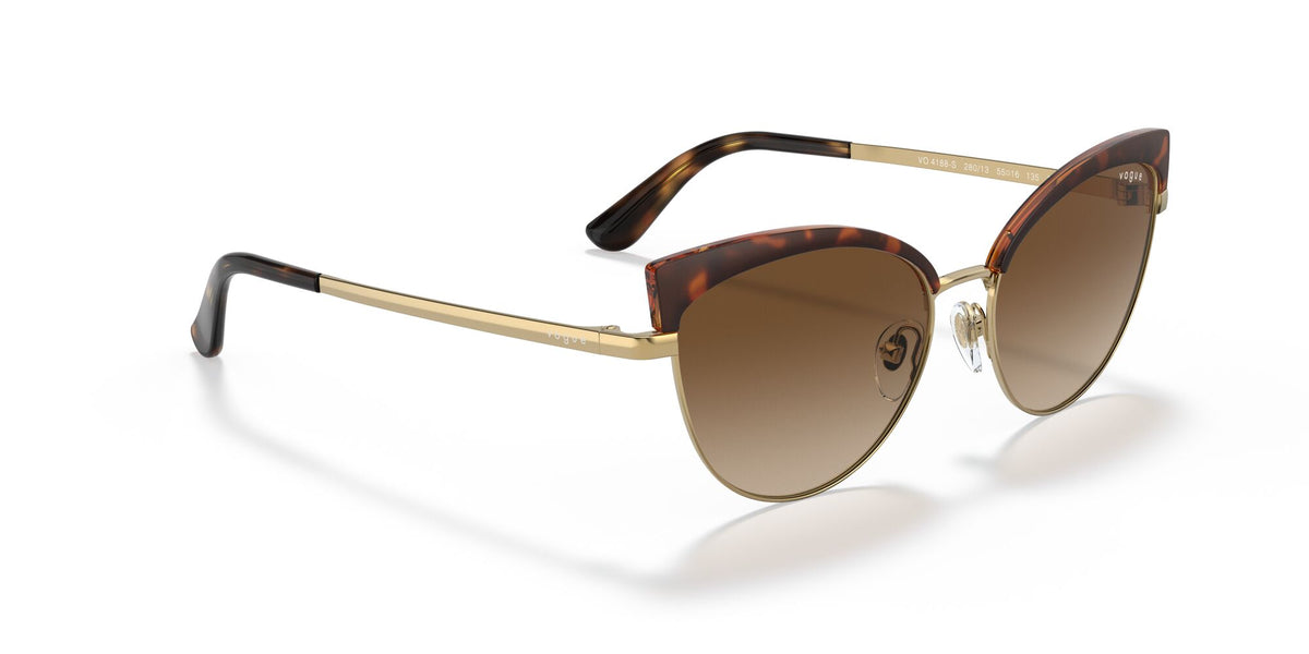 Vogue VO 4188S Havana/Gold / Brown Gradient 55 / Plastic / Metal