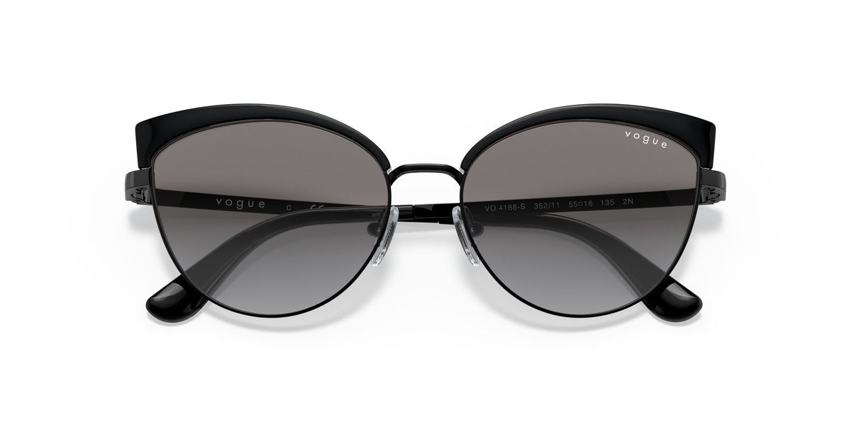 Vogue VO 4188S Black / Grey Gradient 55 / Plastic / Metal