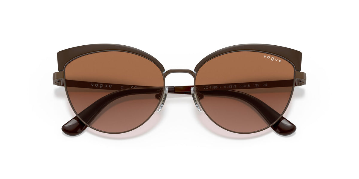 Vogue VO 4188S Brown / Brown Gradient 55 / Plastic / Metal