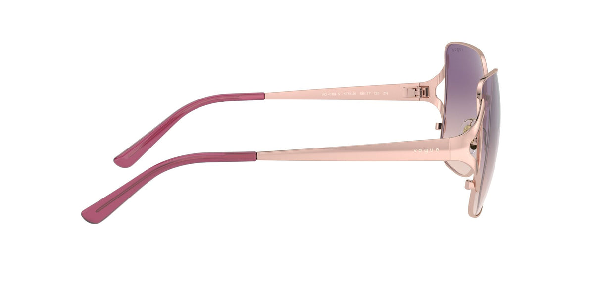 Vogue VO 4189S Rose Gold / Brown/Violet/Blue Gradient 56 / Plastic / Metal