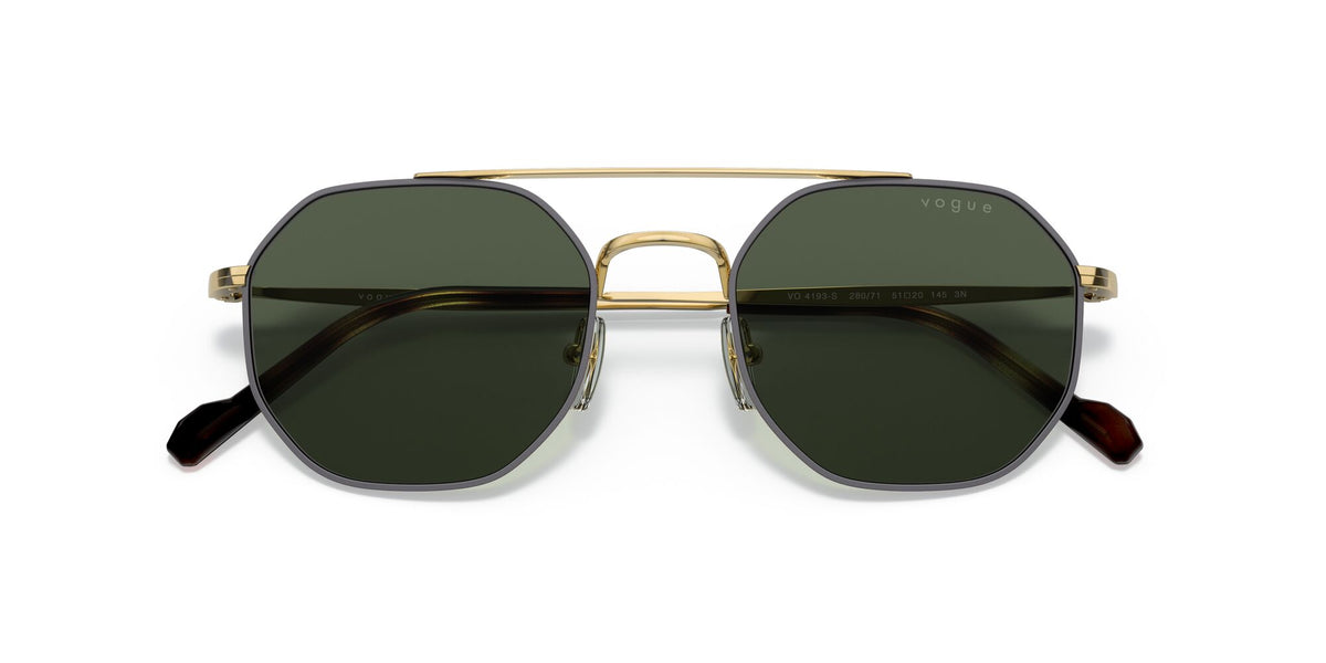 Vogue VO 4193S Top Brown/Gold / Dark Green 51 / Plastic / Metal