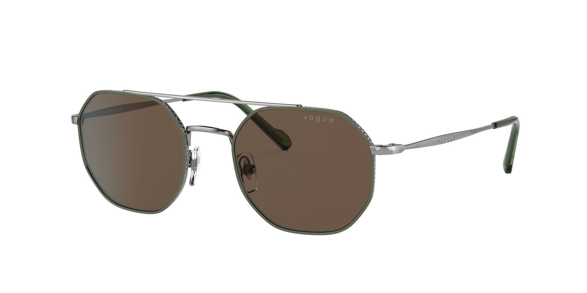 Vogue VO 4193S Top Green/Gunmetal / Dark Brown 51 / Plastic / Metal