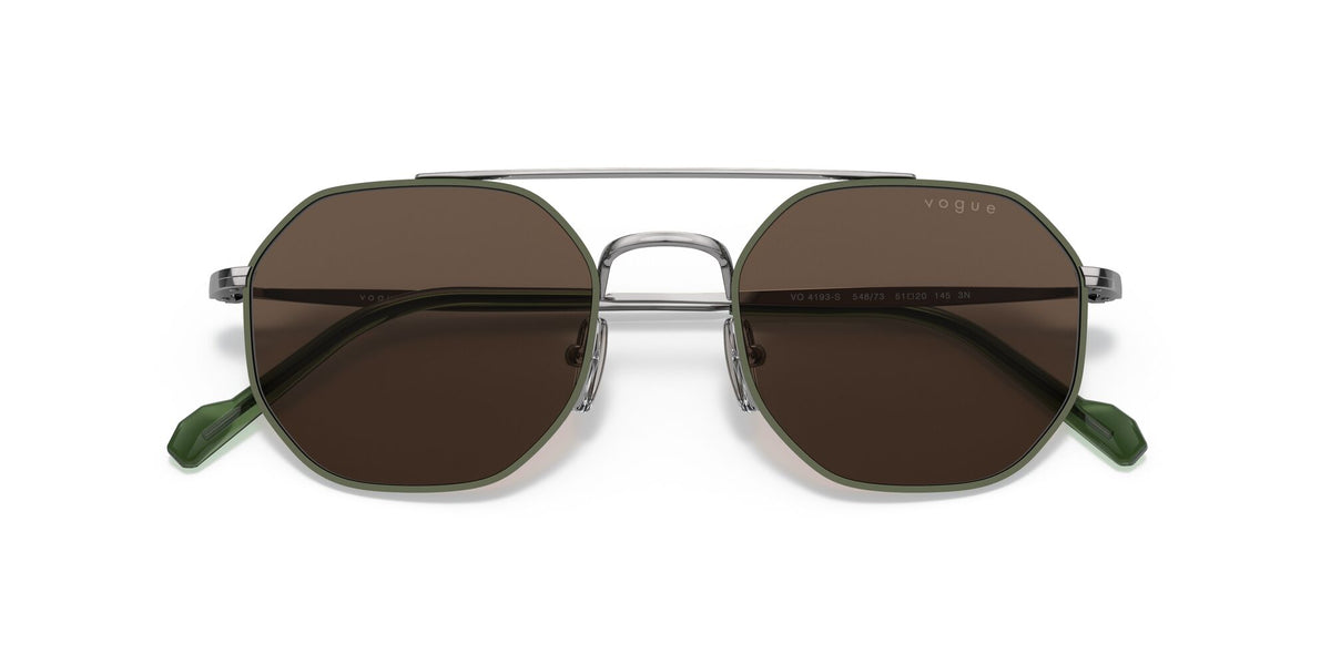 Vogue VO 4193S Top Green/Gunmetal / Dark Brown 51 / Plastic / Metal
