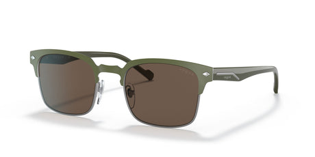 Vogue VO 4194S Top Green Matte/Gunmetal / Dark Brown 52 / Plastic / Plastic