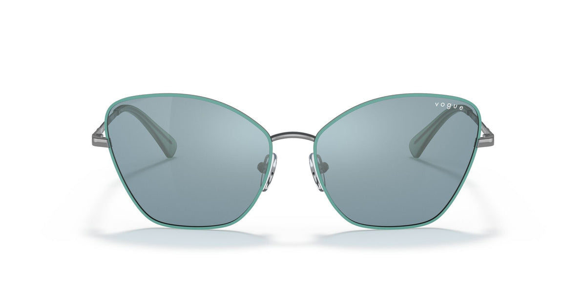 Vogue VO 4197S Top Green/Gunmetal / Light Blue External Av 58 / Plastic / Metal
