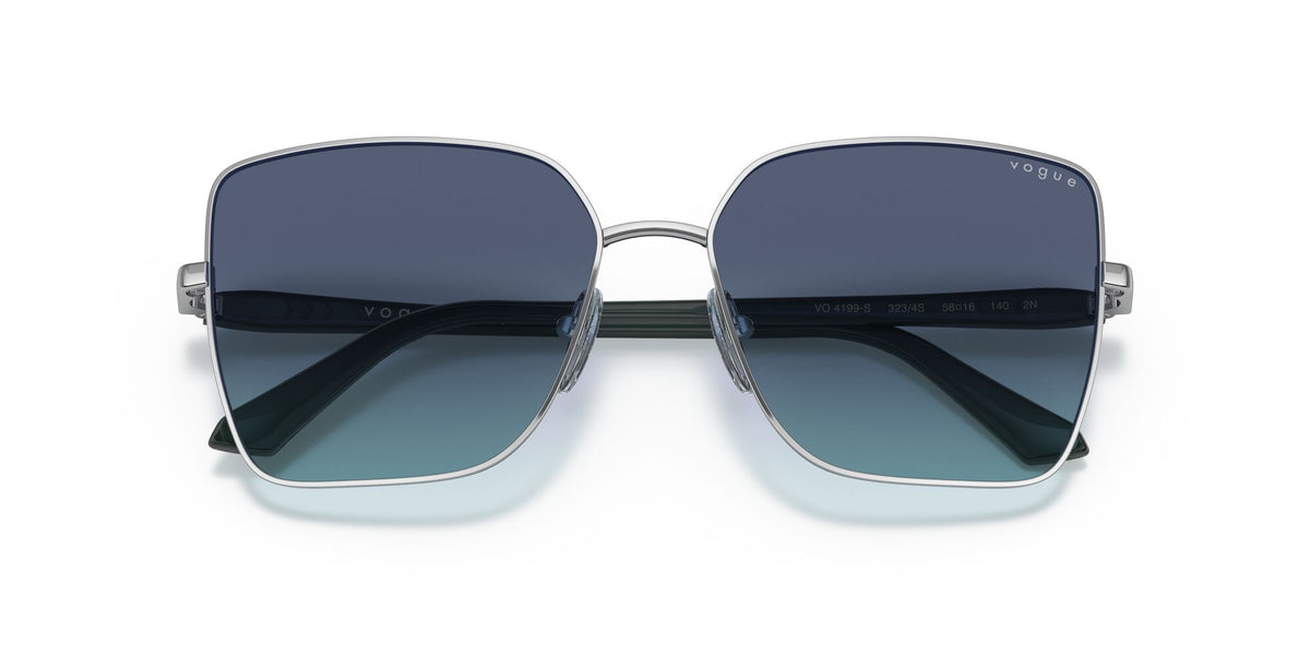 Vogue 0VO4199S 323/4S 58 Silver/ Azure Gradient Dark Blue 58 / Plastic / Plastic
