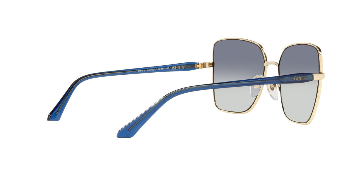 Vogue 0VO4199S 848/4L 58 Pale Gold/ Grey Gradient Dark Blue 58 / Plastic / Plastic