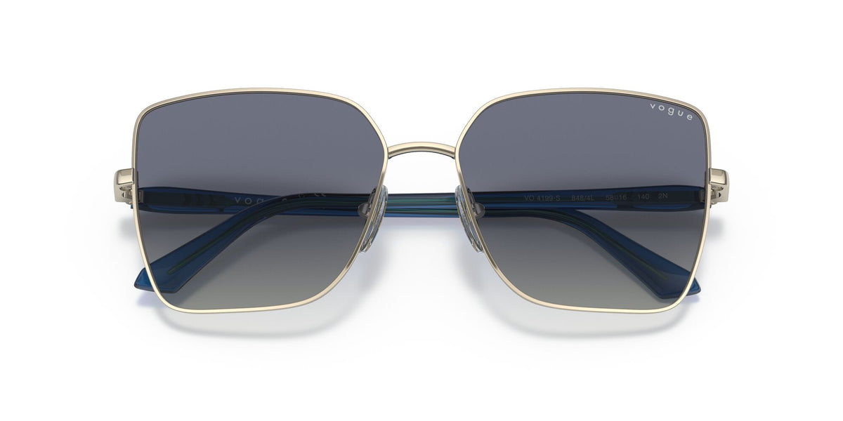 Vogue 0VO4199S 848/4L 58 Pale Gold/ Grey Gradient Dark Blue 58 / Plastic / Plastic