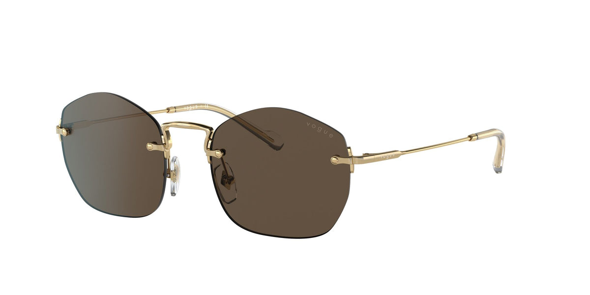 Vogue VO 4216S Brushed Gold / Dark Brown 51 / Plastic / Metal