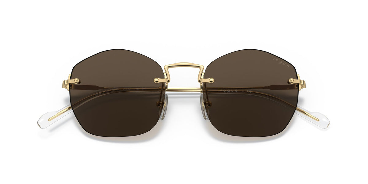 Vogue VO 4216S Brushed Gold / Dark Brown 51 / Plastic / Metal