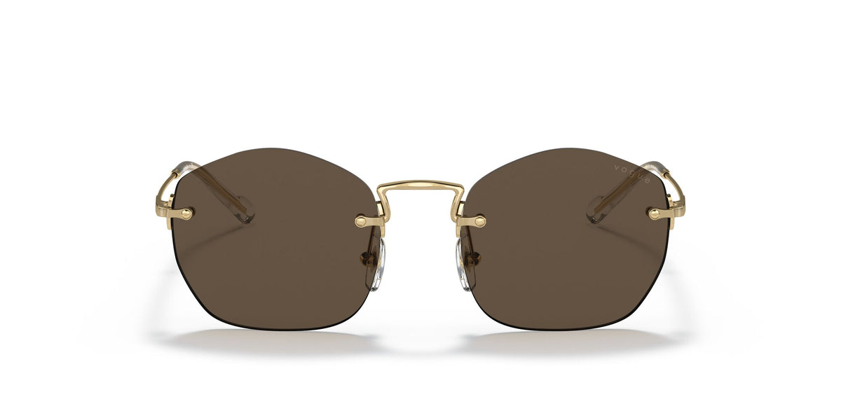 Vogue VO 4216S Brushed Gold / Dark Brown 51 / Plastic / Metal