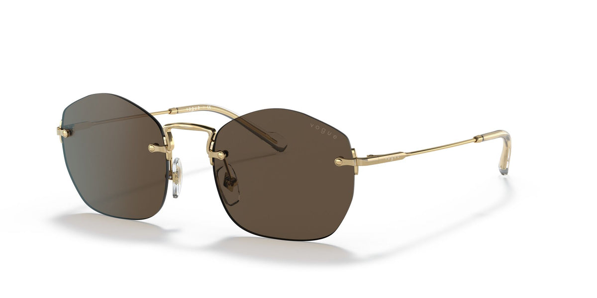 Vogue VO 4216S Brushed Gold / Dark Brown 51 / Plastic / Metal