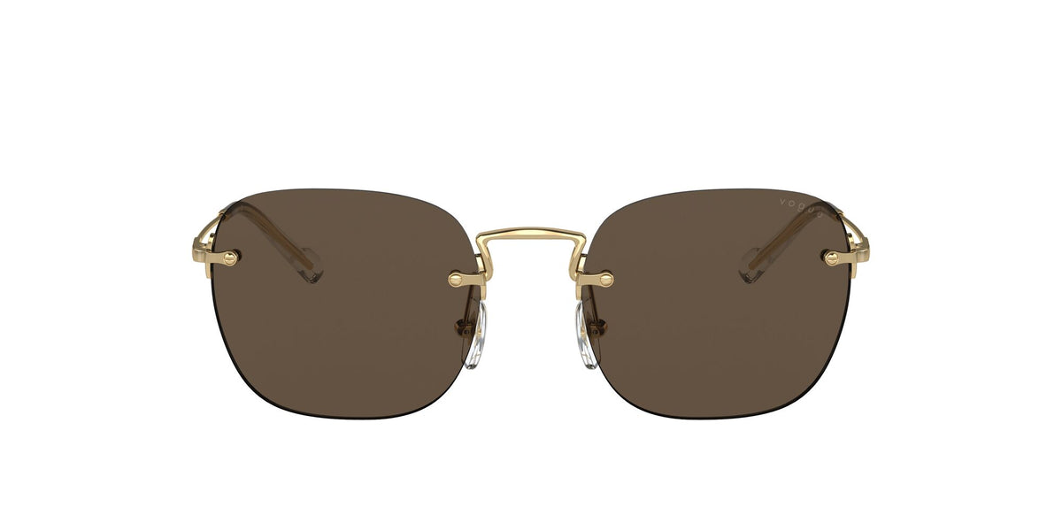 Vogue VO 4217S Brushed Gold / Dark Brown 52 / Plastic / Metal