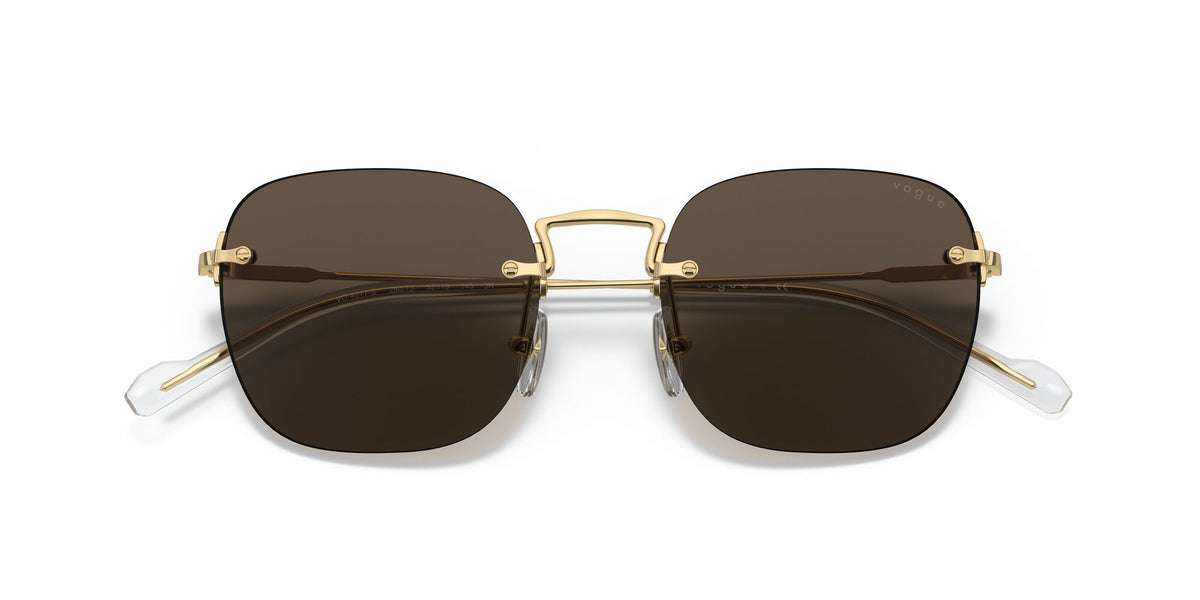 Vogue VO 4217S Brushed Gold / Dark Brown 52 / Plastic / Metal