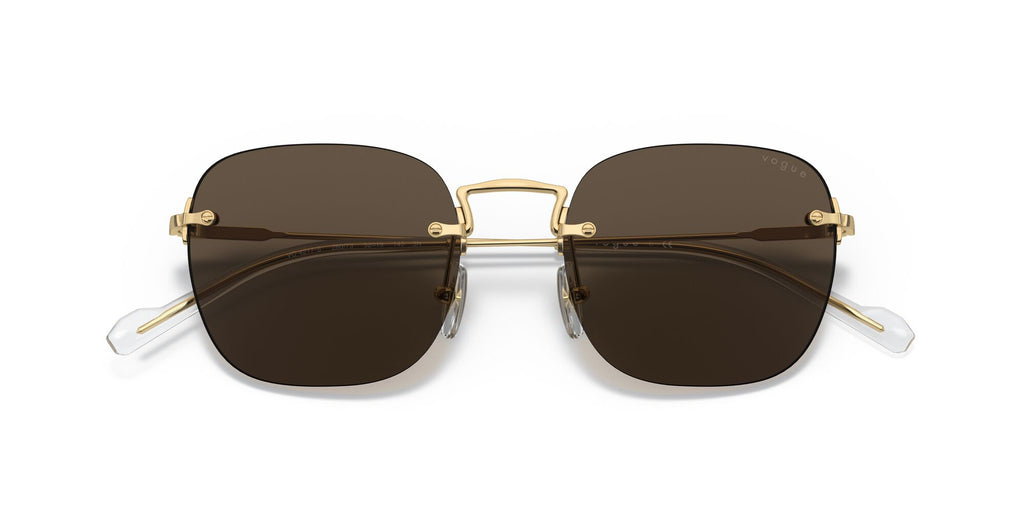 Vogue VO 4217S Brushed Gold / Dark Brown 52 / Plastic / Metal