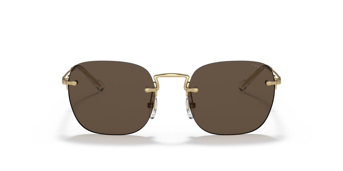 Vogue VO 4217S Brushed Gold / Dark Brown 52 / Plastic / Metal