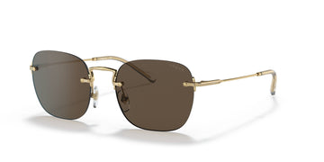 Vogue VO 4217S Brushed Gold / Dark Brown 52 / Plastic / Metal