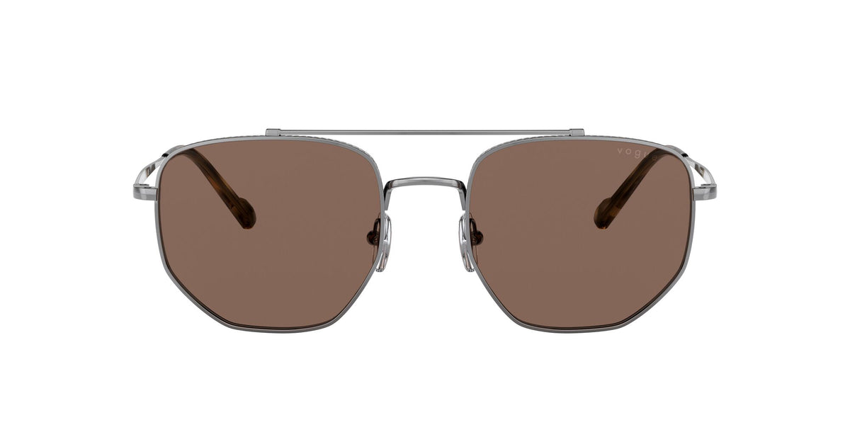VO 4220S Vogue  Gunmetal / Dark Brown 54 54 / Polycarbonate / Metal / Metal