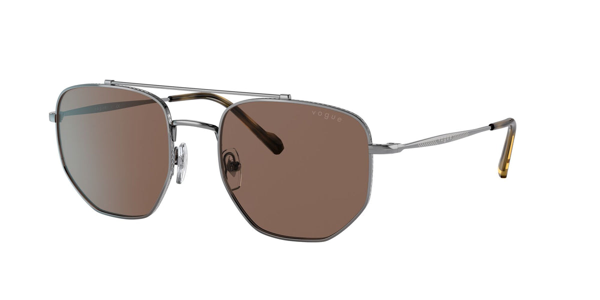 VO 4220S Vogue  Gunmetal / Dark Brown 54 54 / Polycarbonate / Metal / Metal