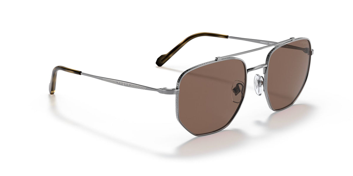 VO 4220S Vogue  Gunmetal / Dark Brown 54 54 / Polycarbonate / Metal / Metal