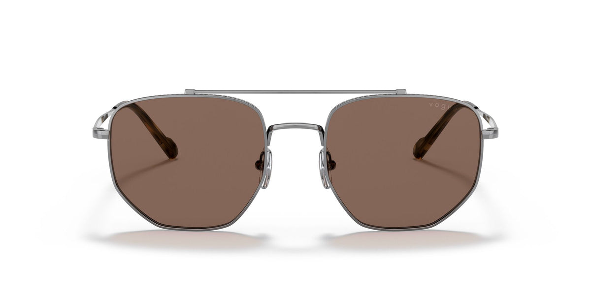 VO 4220S Vogue  Gunmetal / Dark Brown 54 54 / Polycarbonate / Metal / Metal