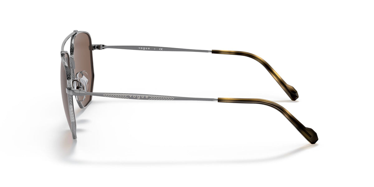 VO 4220S Vogue  Gunmetal / Dark Brown 54 54 / Polycarbonate / Metal / Metal