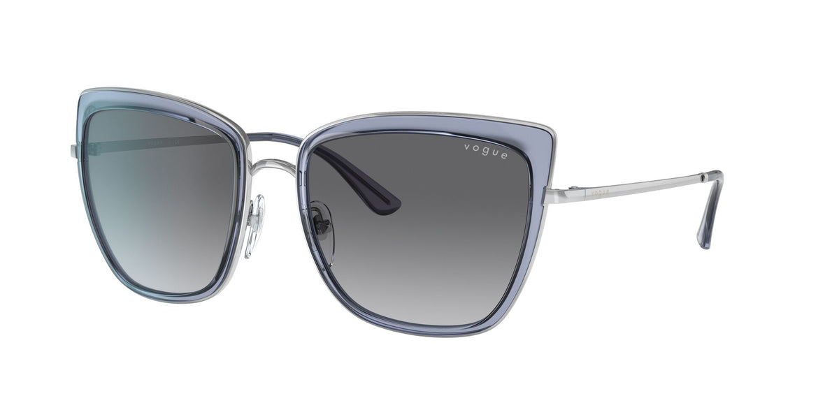 Vogue VO 4223S Silver/Transparent Blue / Grey Gradient Dark Grey 54 / Plastic / Metal