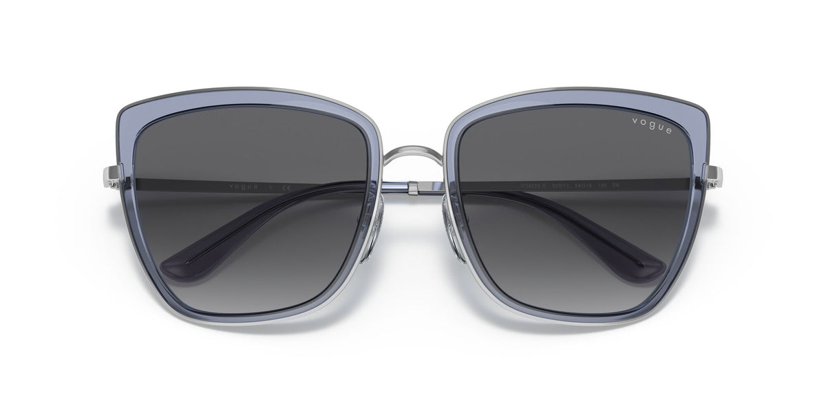 Vogue VO 4223S Silver/Transparent Blue / Grey Gradient Dark Grey 54 / Plastic / Metal
