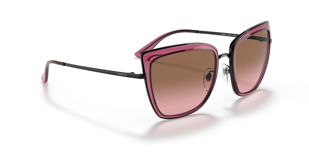 Vogue VO 4223S Black/Transparent Cherry / Pink Gradient Brown 57 / Plastic / Metal