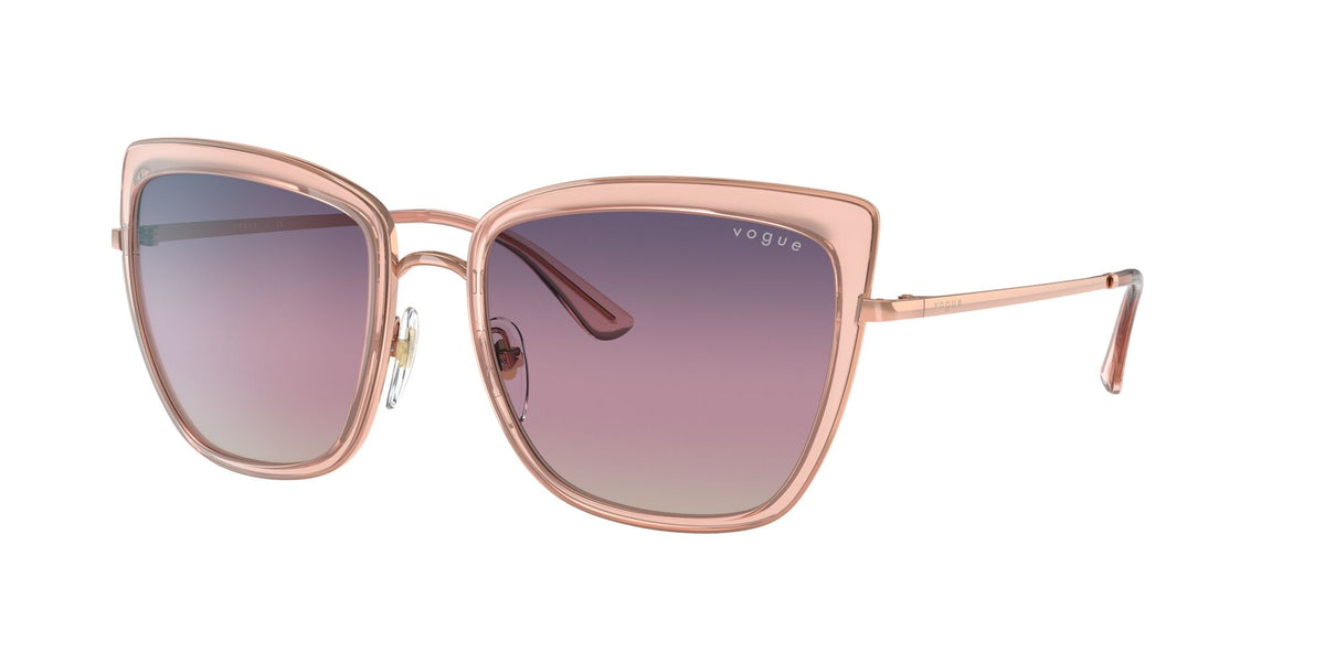 VO 4223S Vogue  Rose Gold/Pink Transparent / Tri-Gradient Lt Brown/Violet/Blue 54 54 / Polyamide / Metal / Metal