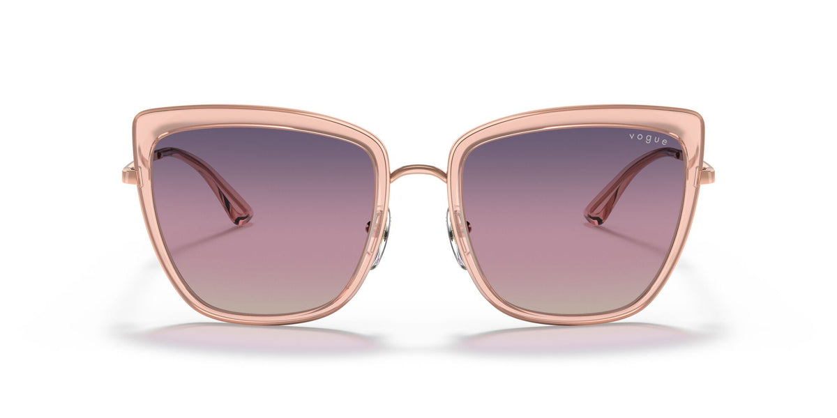 VO 4223S Vogue  Rose Gold/Pink Transparent / Tri-Gradient Lt Brown/Violet/Blue 54 54 / Polyamide / Metal / Metal
