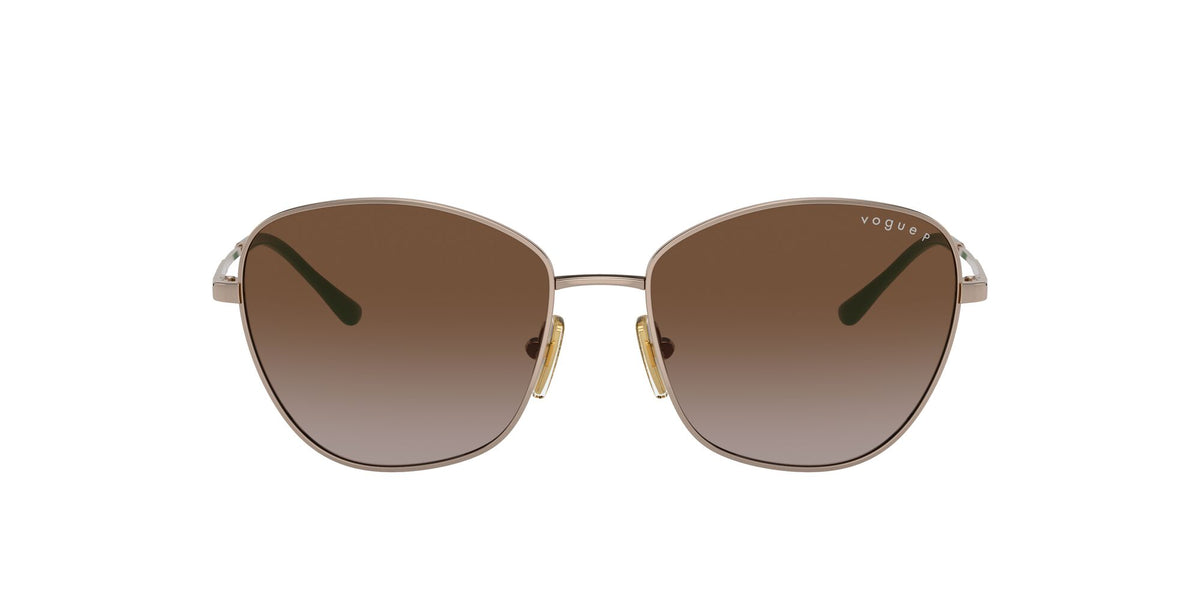 Vogue 0VO4232S 5186T5 53 Light Brown/ Polarised Brown Gradient 53 / Polycarbonate / Metal / Metal