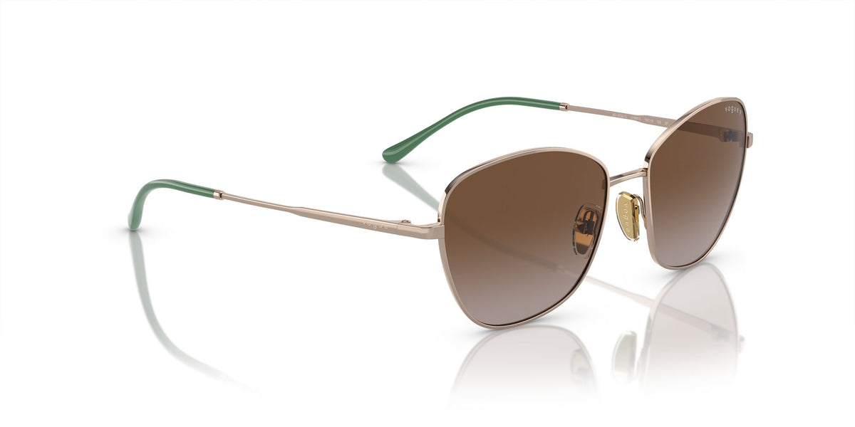 Vogue 0VO4232S 5186T5 53 Light Brown/ Polarised Brown Gradient 53 / Polycarbonate / Metal / Metal
