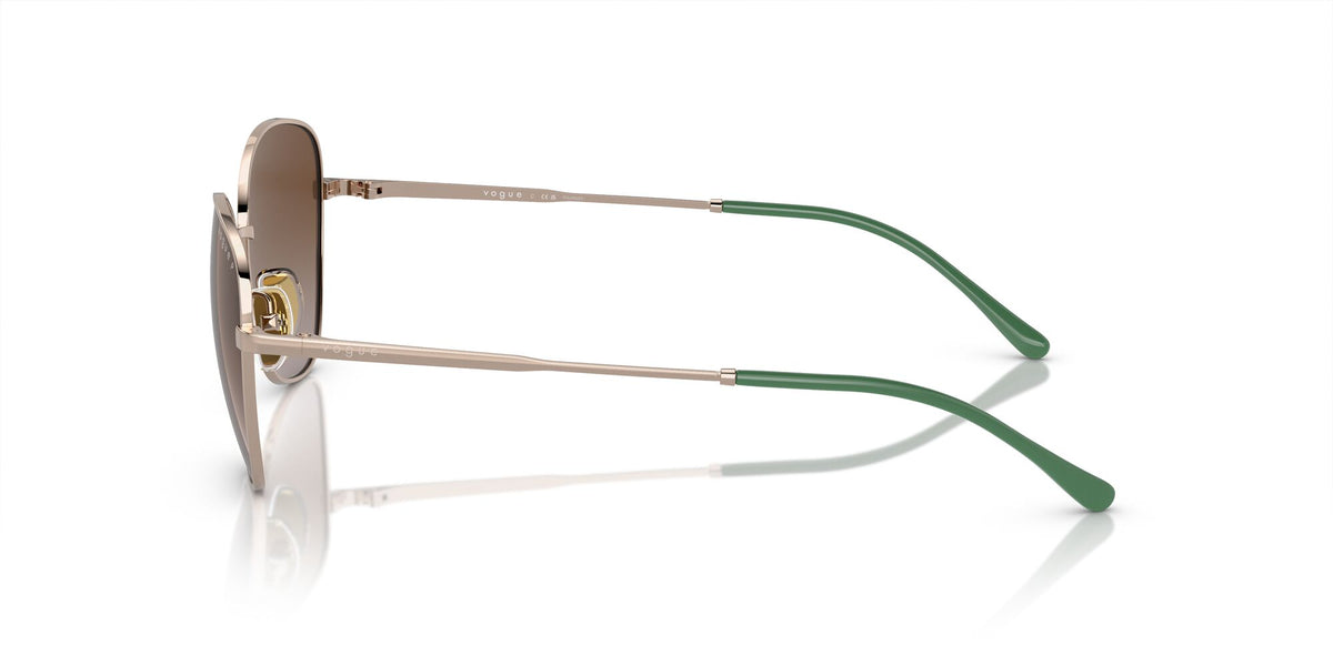 Vogue 0VO4232S 5186T5 53 Light Brown/ Polarised Brown Gradient 53 / Polycarbonate / Metal / Metal